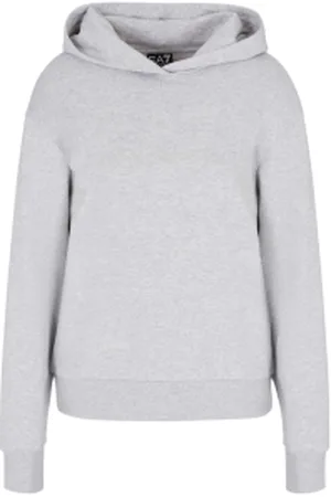 EA7 Para mulher. 7W000095_AF12473 Camisola cinzenta de felpo francês (M), Casual, Esportivo, , Algodão, Multisport