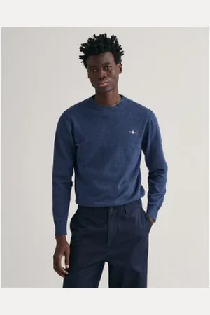 GANT Para homem. 8030561 Camisola com gola redonda (S), Casual, Algodão