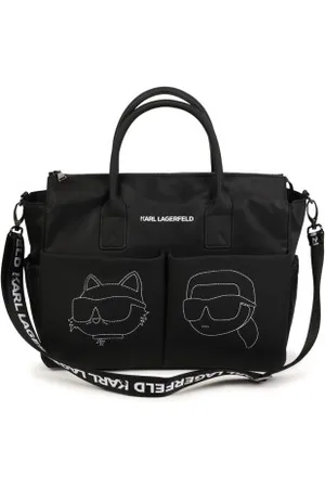 Karl Lagerfeld Unisex para criança. Z30558 saco muda-fraldas egro (OSFA), , Casual, Tecido, moda infantil