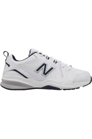 New Balance Para homem. MX608V5 MX608V5 Sapatos antiderrapantes brancos (40), Plano, Cordão, Casual