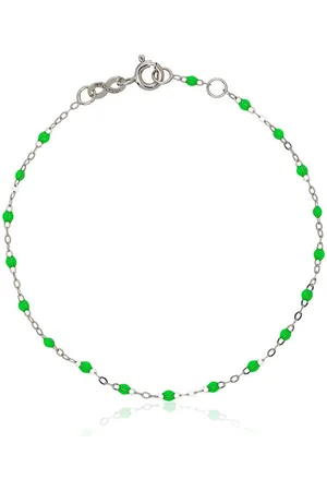 GIGI CLOZEAU 18kt white gold beaded bracelet