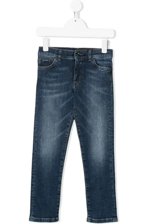 Dolce & Gabbana Logo-appliqu?? slim-cut jeans