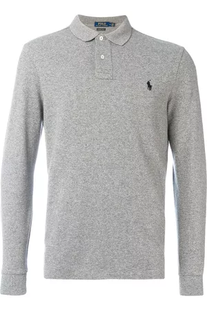 Ralph Lauren Homem Camisas de Manga comprida - Logo embroidered long-sleeve polo shirt
