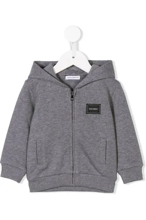 Dolce & Gabbana Logo-tag zip-up hoodie