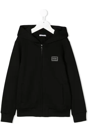 Dolce & Gabbana Logo-tag zip-up hoodie