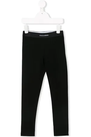 Dolce & Gabbana Logo-waistband cotton leggings