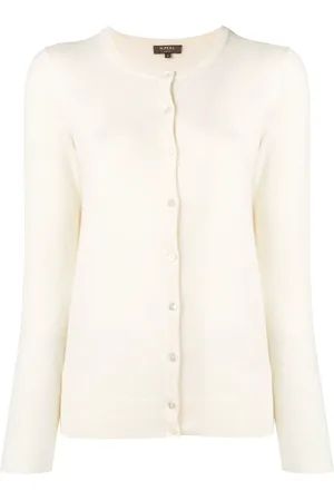 N.PEAL Round neck cardigan