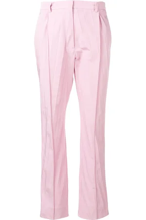 VALENTINO GARAVANI Pleated cropped trousers
