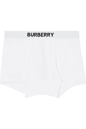 Burberry Logo Detail Stretch Cotton Boxer Shorts