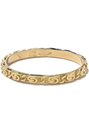 WOUTERS & HENDRIX 18kt yellow Snail Diamond Chain ring