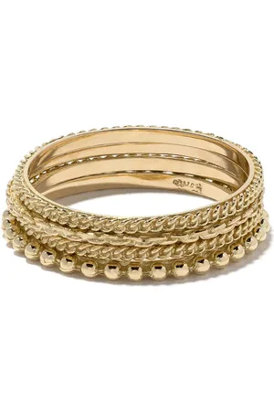 WOUTERS & HENDRIX 18kt gold four rings set