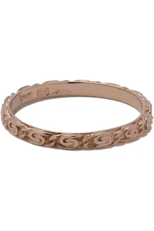 WOUTERS & HENDRIX 18kt rose gold Snail Diamond Chain ring
