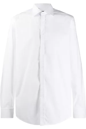 Dolce & Gabbana Homem Camisas de Manga comprida - Long-sleeved dotted shirt