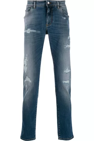 Dolce & Gabbana Distressed slim jeans