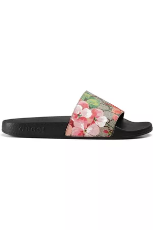 Gucci GG Blooms Supreme slide sandals