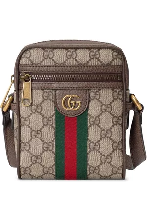 Gucci Homem Malas - Ophidia GG stripe shoulder bag