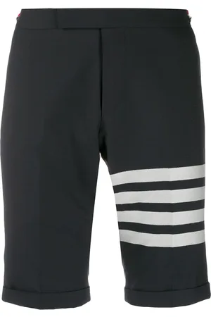 Thom Browne 4-Bar plain weave suiting shorts