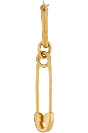 TRUE ROCKS Safety pin hoop single earring