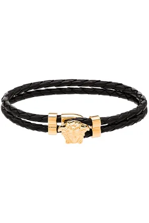 VERSACE La Medusa leather bracelet