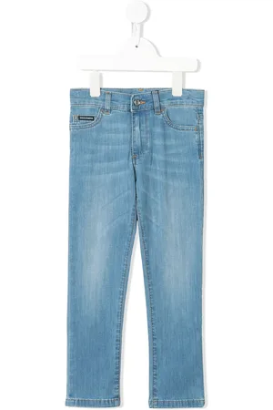 Dolce & Gabbana Logo-appliqu?? slim-cut jeans