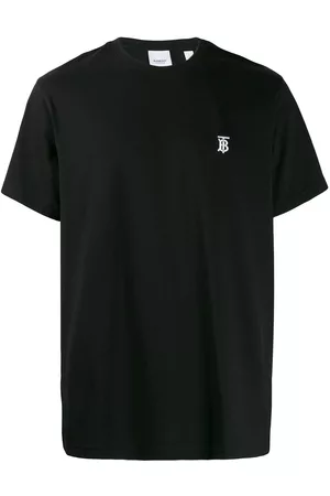 Burberry Homem T-shirts & Manga Curta - Logo embroidered T-shirt