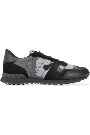 VALENTINO GARAVANI Rockrunner camouflage-print sneakers