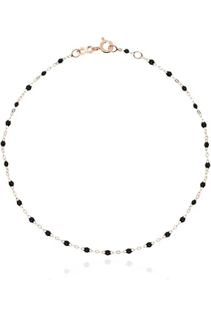 GIGI CLOZEAU 18kt rose gold beaded anklet