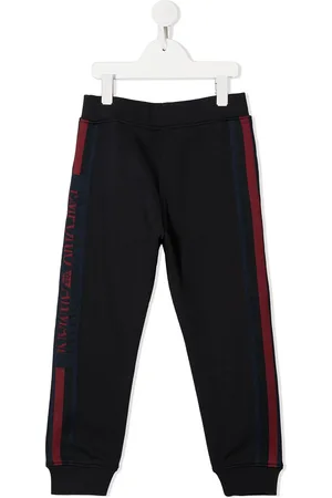Emporio Armani Logo-stripe appliqu?? track pants