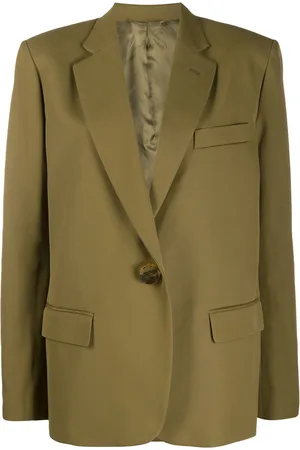 The Attico Plain single breasted blazer