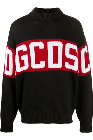 GCDS Logo intarsia jumper