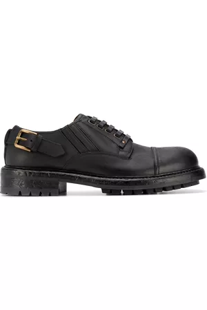 Dolce & Gabbana Leather buckle Derby shoes