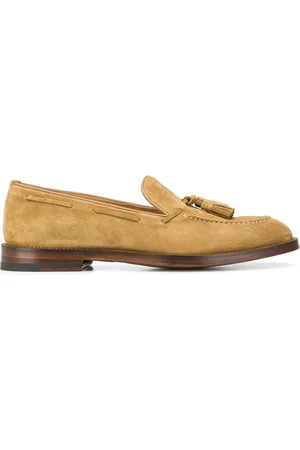 Scarosso X WM Brown William suede loafers