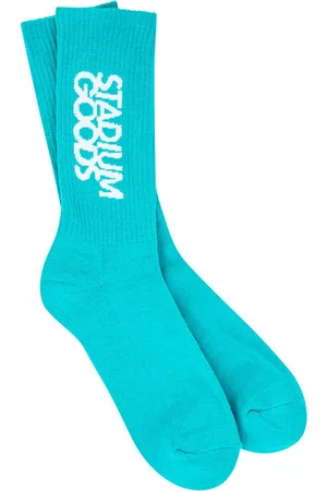 Stadium Goods Logo "Teal" crew socks