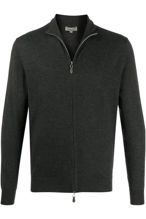 N.PEAL Spread collar cardigan