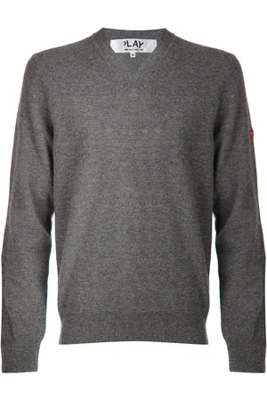 Comme des Garçons Mini heart v-neck sweater