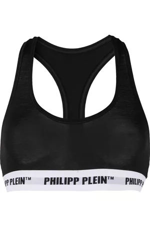 Philipp Plein Logo band sports bra