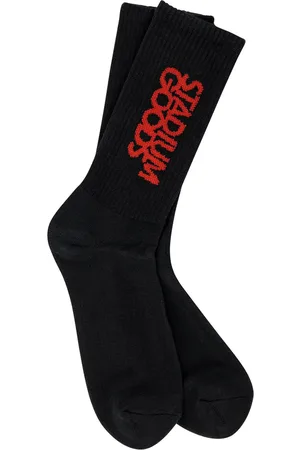 Stadium Goods Logo "Bred" crew socks