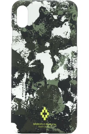 MARCELO BURLON Camouflage-print iPhone XS Max case