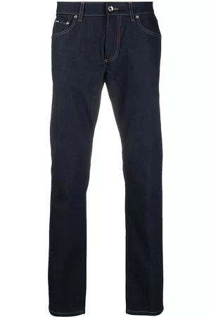 Dolce & Gabbana Homem Slim - DG embossed slim fit jeans