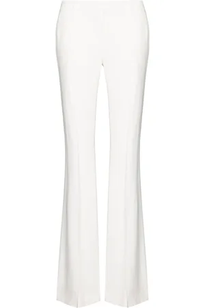 Alexander McQueen Mid-rise flared trousers