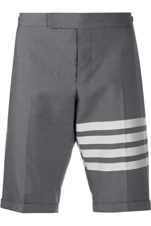 Thom Browne 4-Bar plain weave suiting shorts
