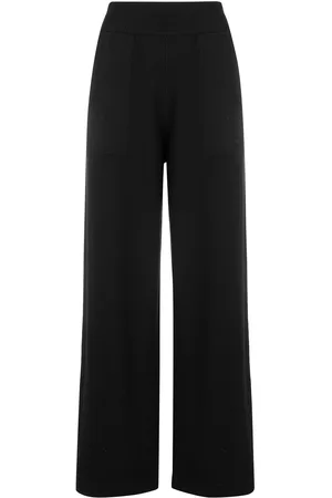 Barrie Knitted flared trousers