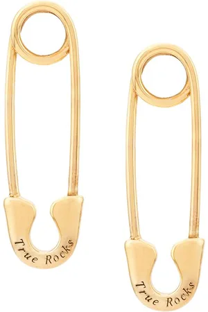 TRUE ROCKS Safety pin stud earring