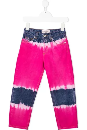 Alberta Ferretti Kids Tie-dye straight leg jeans