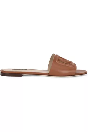Dolce & Gabbana Logo-embossed mule sandals