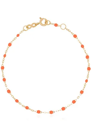 GIGI CLOZEAU 18kt yellow gold and beaded bracelet