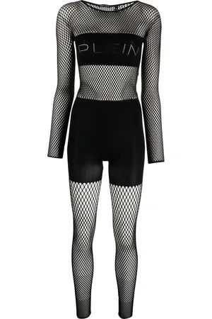 Philipp Plein Mesh-panelled jumpsuit
