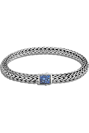 John Hardy Classic Chain 6.5mm reversible sapphire pav?? bracelet