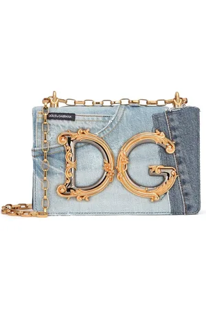 Dolce & Gabbana DG Girls patchwork-denim crossbody bag
