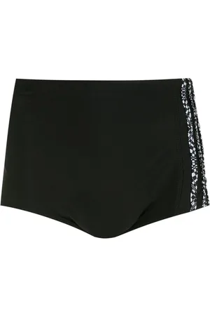 AMIR SLAMA Side stripe-detail swim shorts